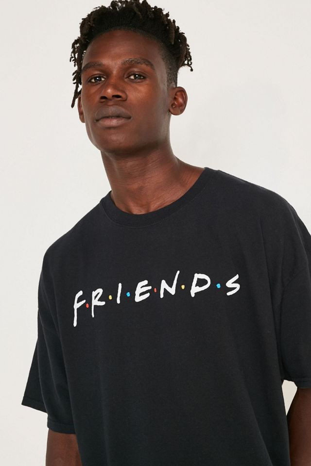 UO Friends Washed Black T-Shirt #1