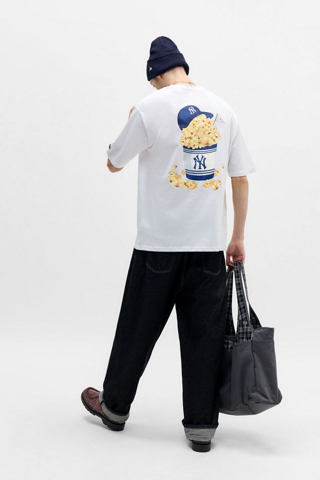 T-shirt blanc graphique alimentaire MLB New Era #3