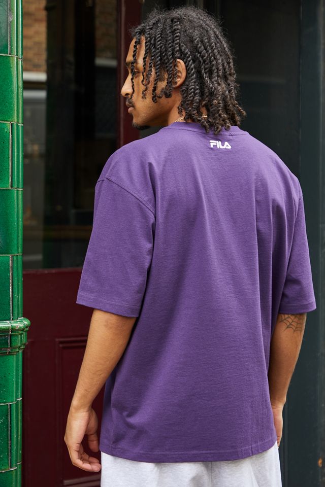 T-shirt FILA x Dukes Cupboard Exclusif UO Blackberry #3