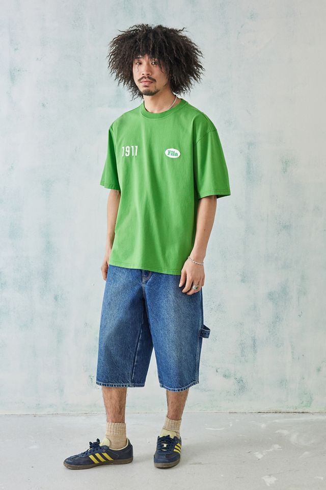 FILA - T-shirt Heritage vert, exclusivité UO #1