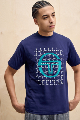 T-shirt Orlando bleu taille: Small - Sergio Tacchini - Modalova
