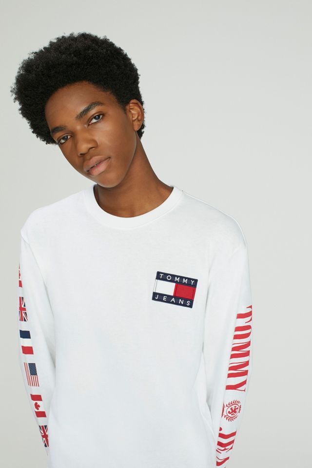 Tommy Jeans ‘90s White Long-Sleeve T-shirt #1