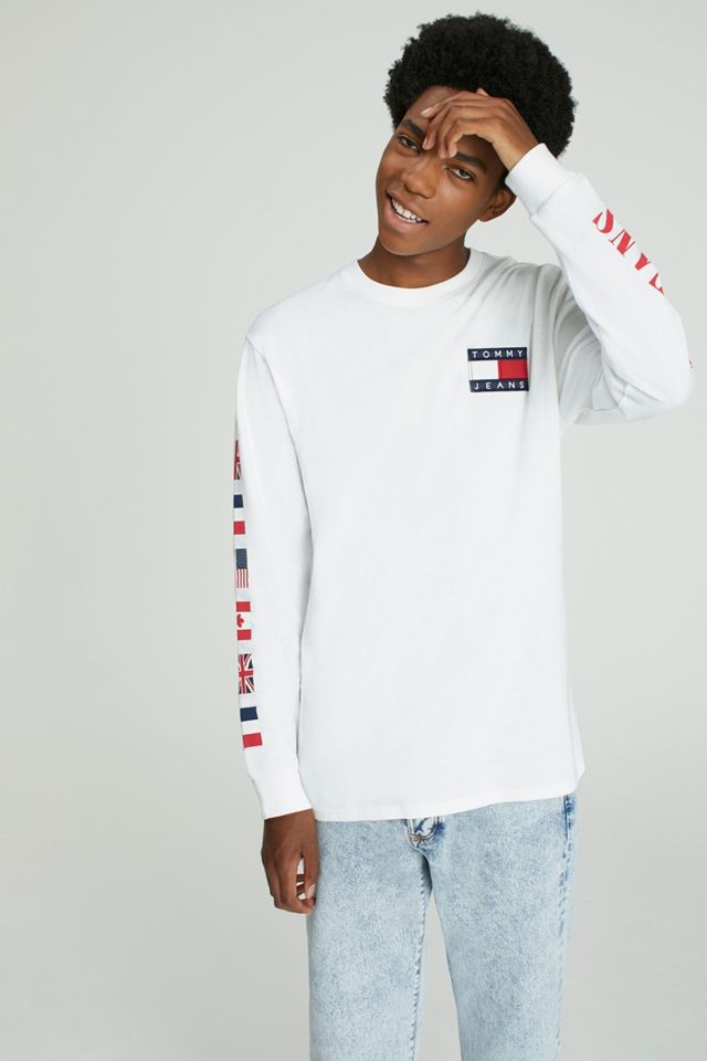 Tommy Jeans ‘90s White Long-Sleeve T-shirt #3
