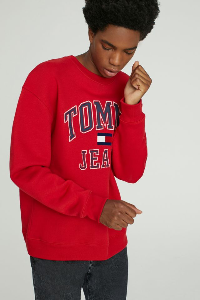 Tommy jeans 90s capsule logo online sweatshirt