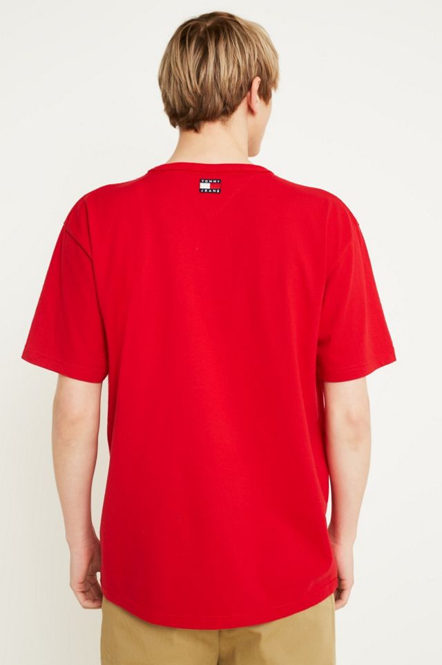 Tommy Jeans ‘90s Logo Red T-Shirt #4