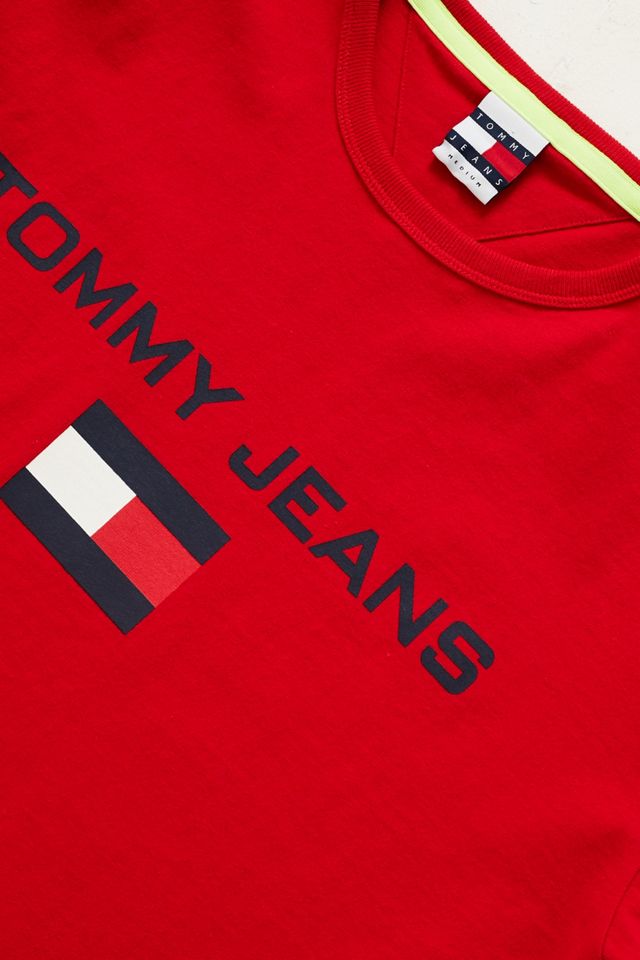 Tommy Jeans ‘90s Logo Red T-Shirt #5