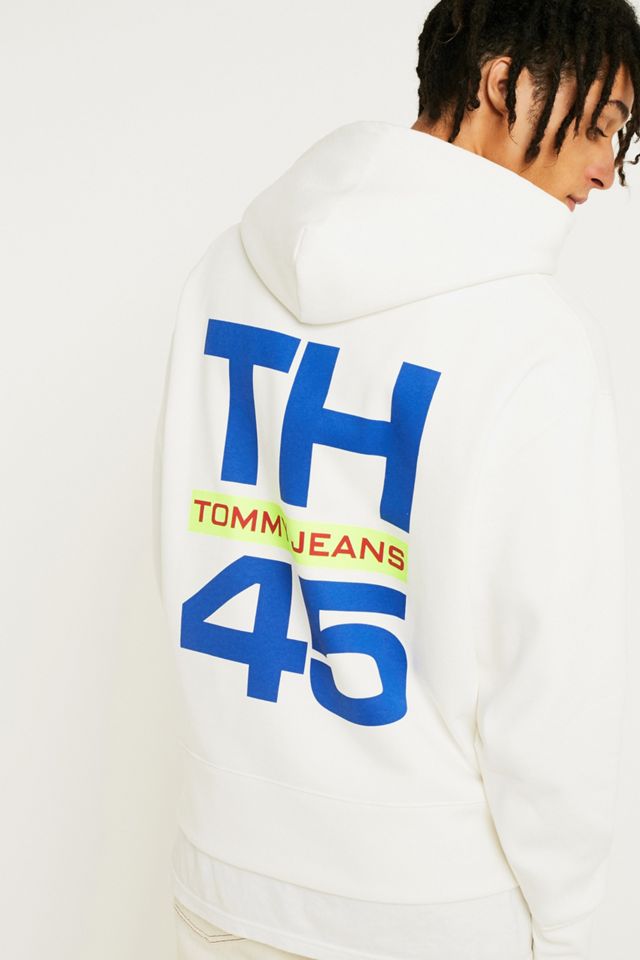 Tommy Jeans ‘90s Sailing Logo White Hoodie #2