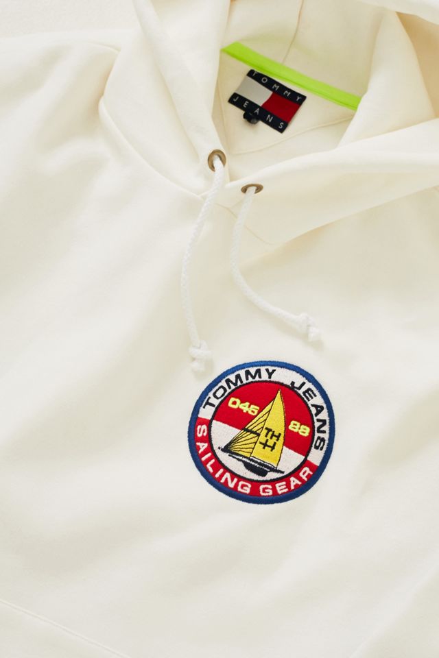 Tommy Jeans ‘90s Sailing Logo White Hoodie #4