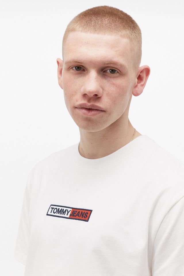 Tommy Jeans - T-shirt blanc avec logo brodé #2