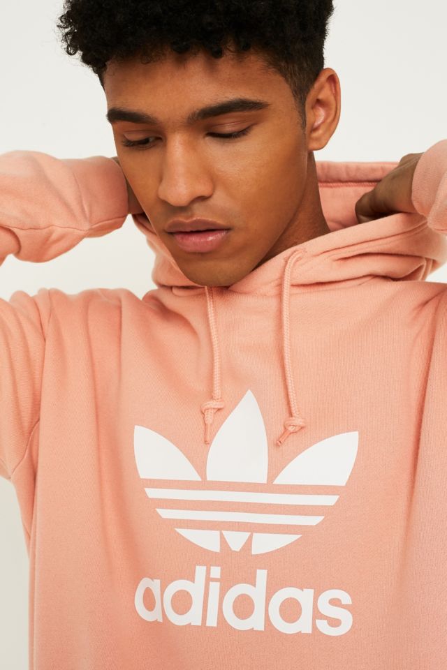 Peach adidas hot sale hoodie mens