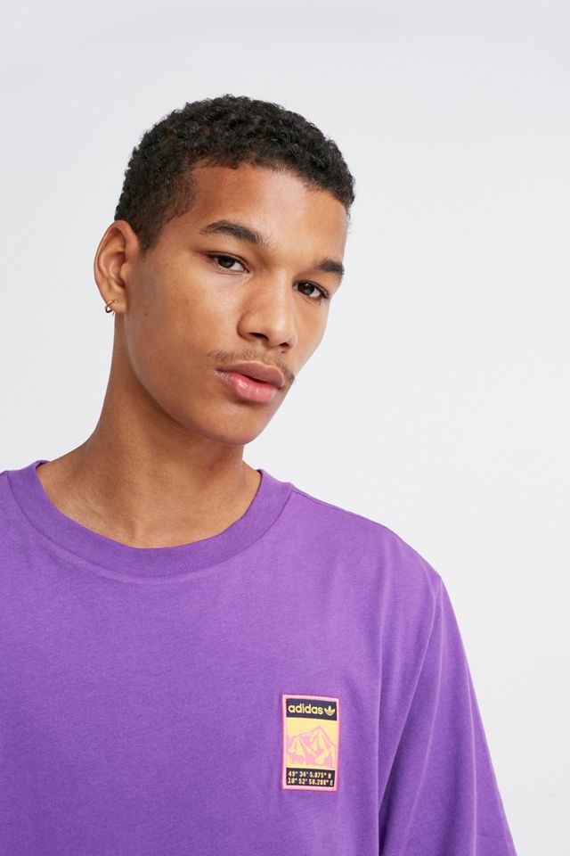adidas Adiplore Purple Graphic T-Shirt manica corta #1