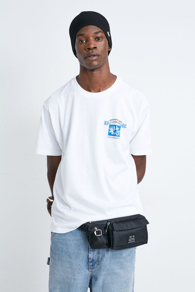 adidas - T-shirt Brooklyn à fleurs blanc #2