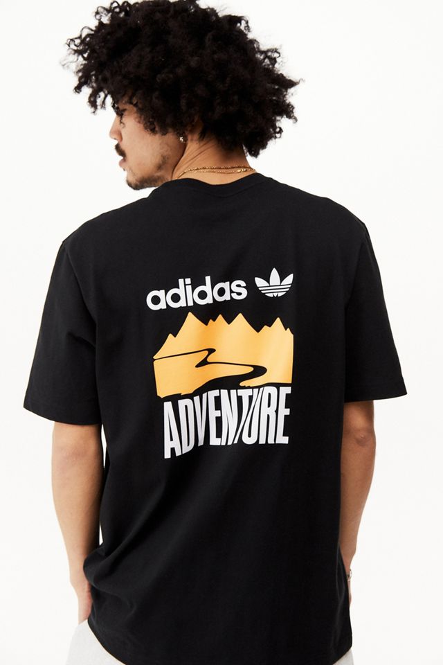 adidas Adventure Mountain Logo TShirt Urban Outfitters UK