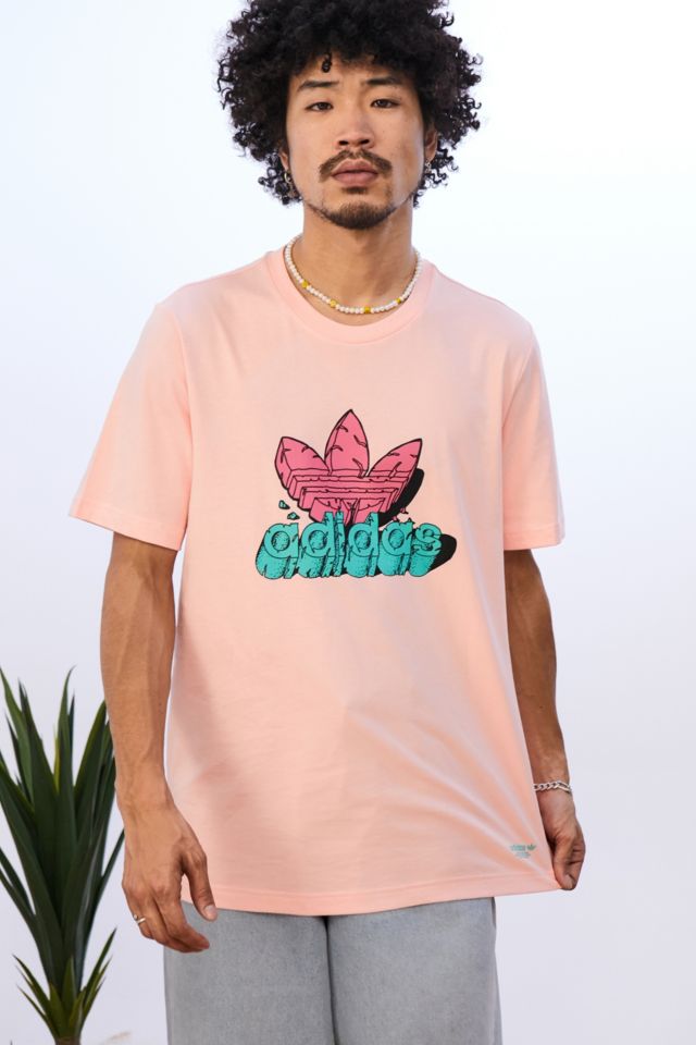 Adidas glow pink store shirt