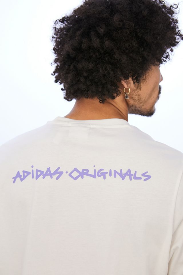 adidas Core White Funny Dino T-Shirt #2