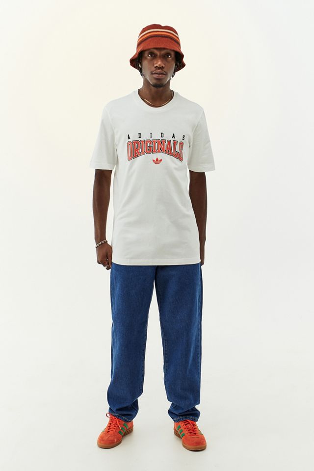 T-shirt adidas White Script #2