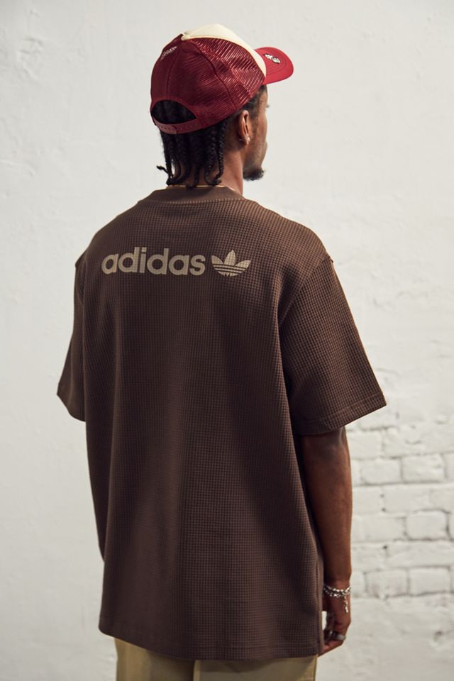 adidas Brown Waffle T-Shirt #2