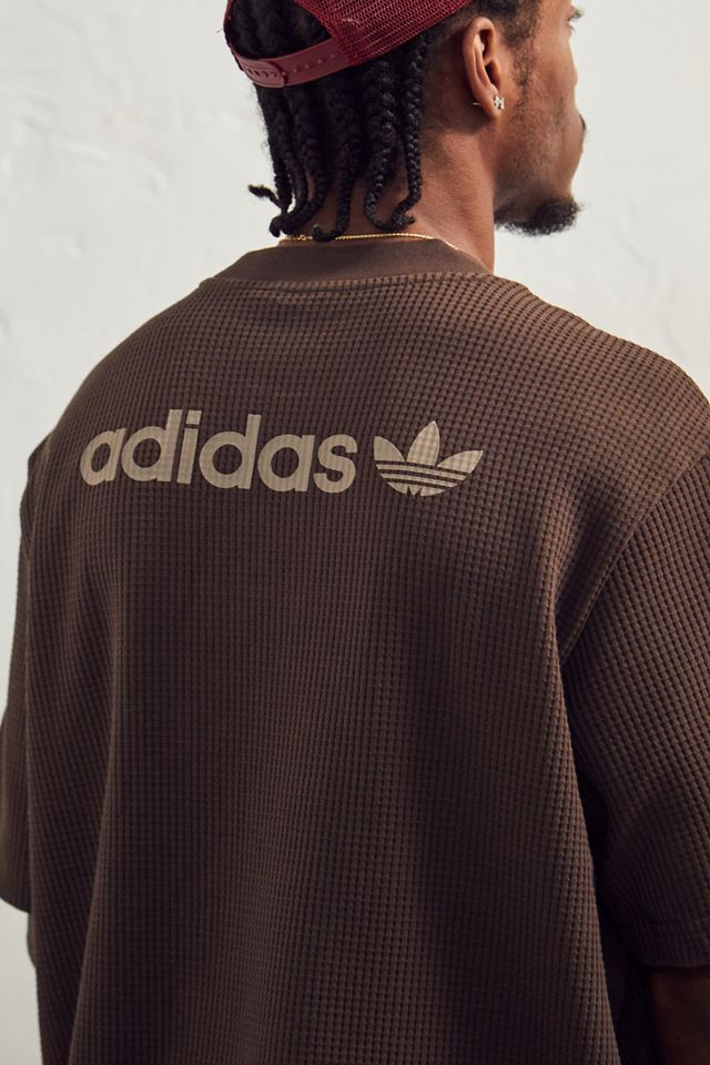 adidas Brown Waffle T-Shirt #3