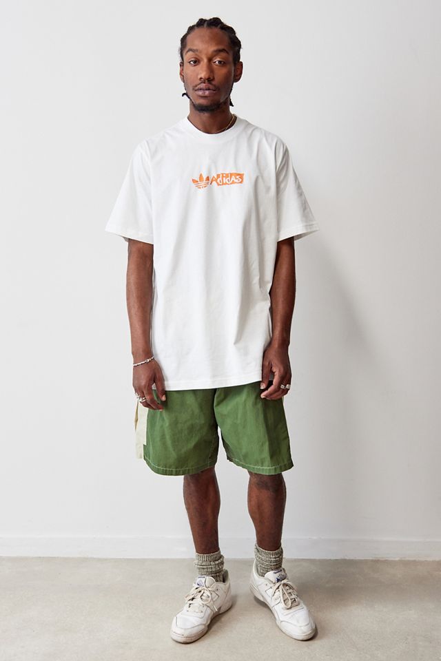 adidas Victory Print White T-Shirt #1