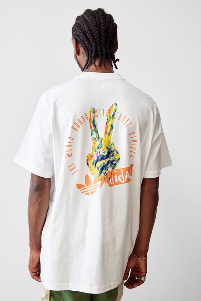 adidas Victory Print White T-Shirt #2