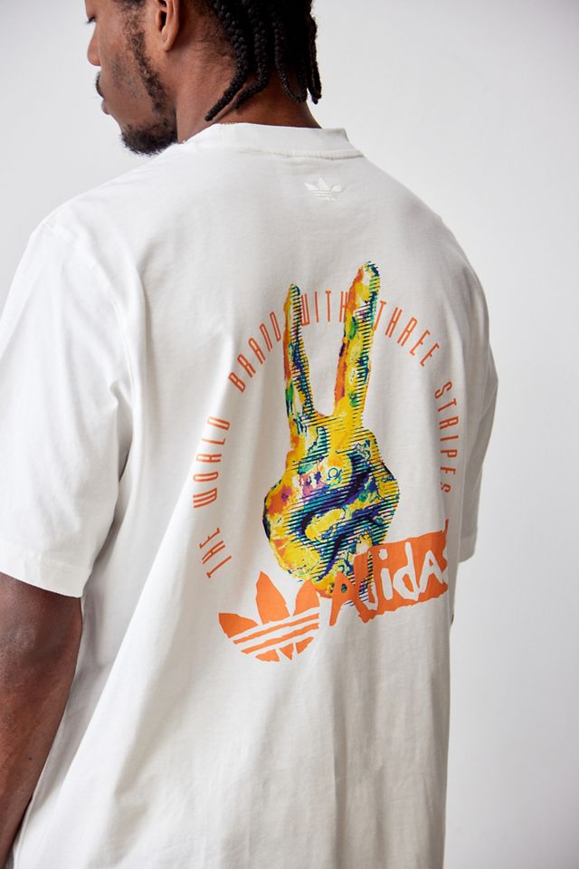 adidas Victory Print White T-Shirt #3