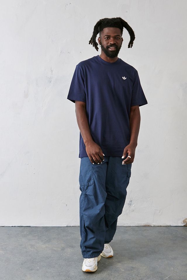 adidas Navy Varsity Loose T-Shirt #3