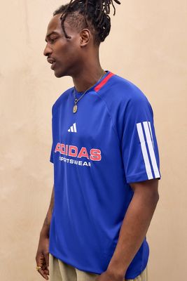 adidas Blue Tiro Jersey T-Shirt