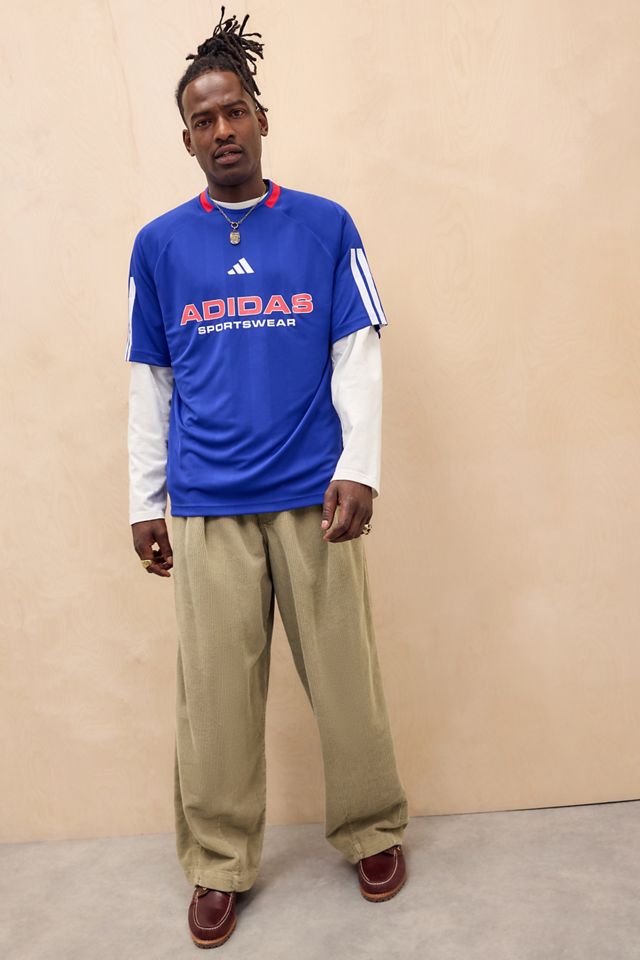 adidas Blaues Tiro Trikot T-Shirt #2