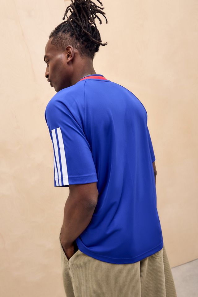 adidas Blaues Tiro Trikot T-Shirt #3