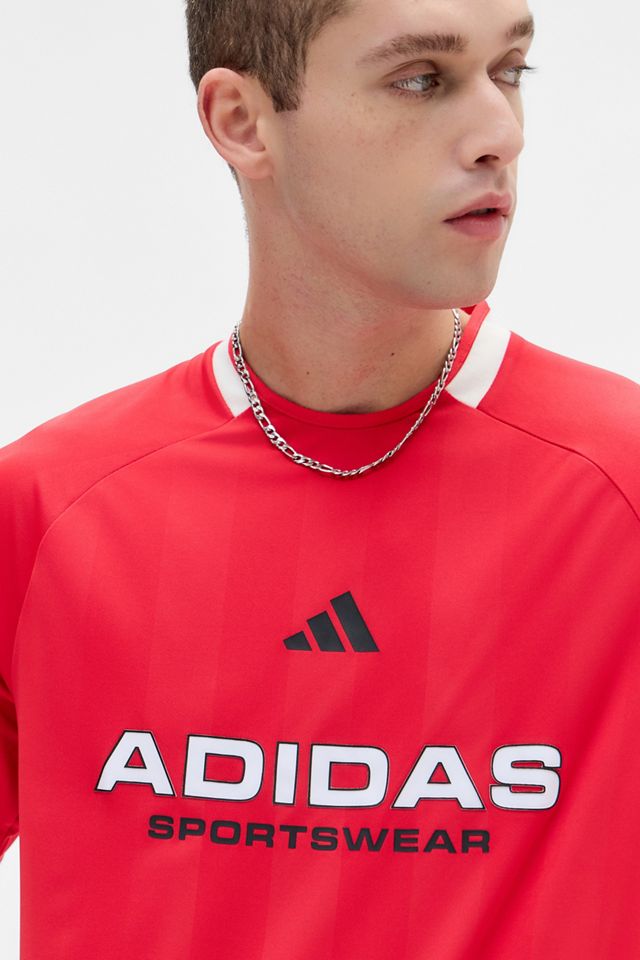 adidas Red Tiro Jersey T-Shirt #1