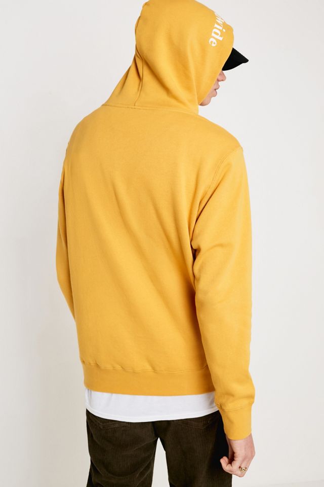 HUF Yellow Box Logo Pullover Hoodie #3