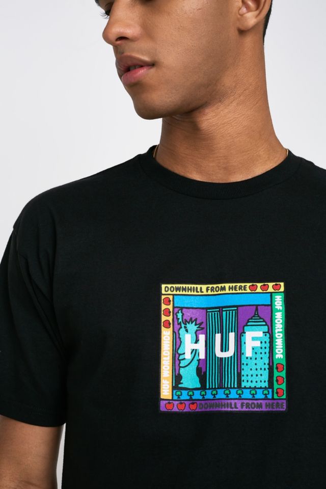 Huf box discount logo t shirt