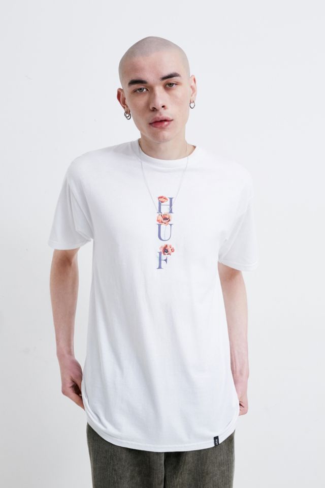 HUF Bloom White T-Shirt | Urban Outfitters UK