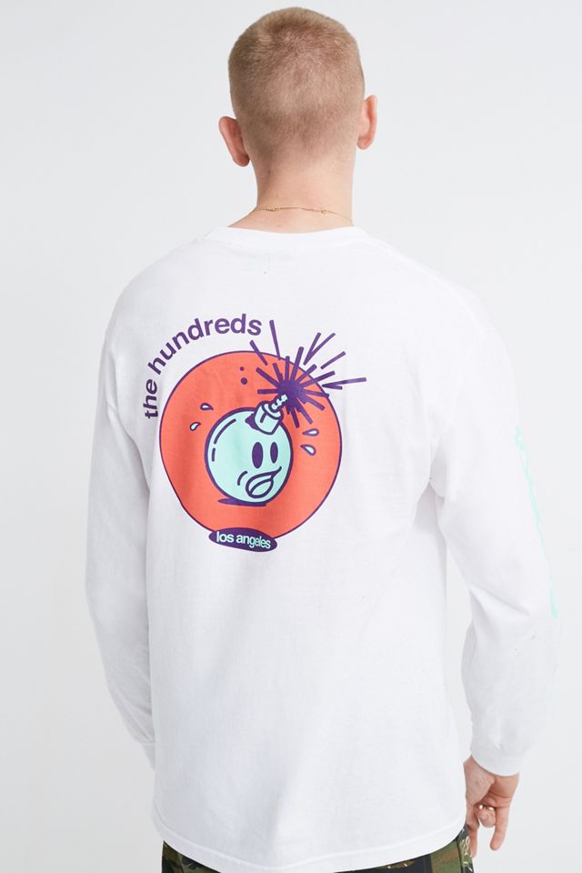 The Hundreds - T-shirt à manches longues blanc House Adam