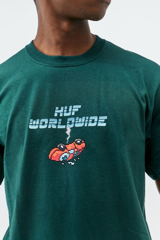 HUF Dark Green Game Over T-Shirt a maniche corte #3
