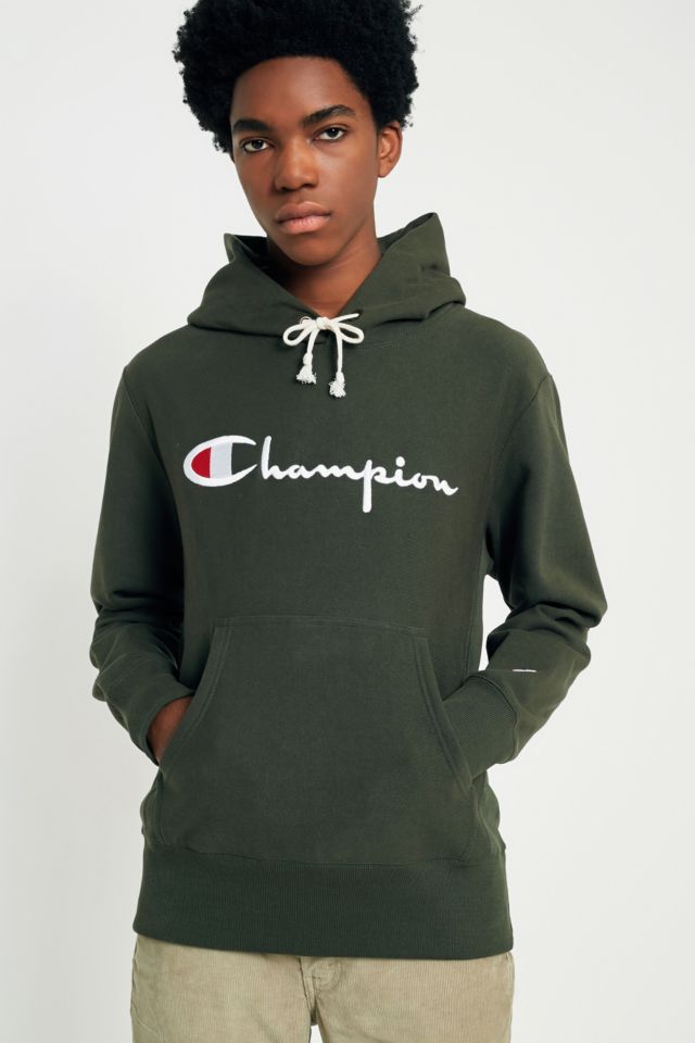 Champion embroidered hot sale script hoodie