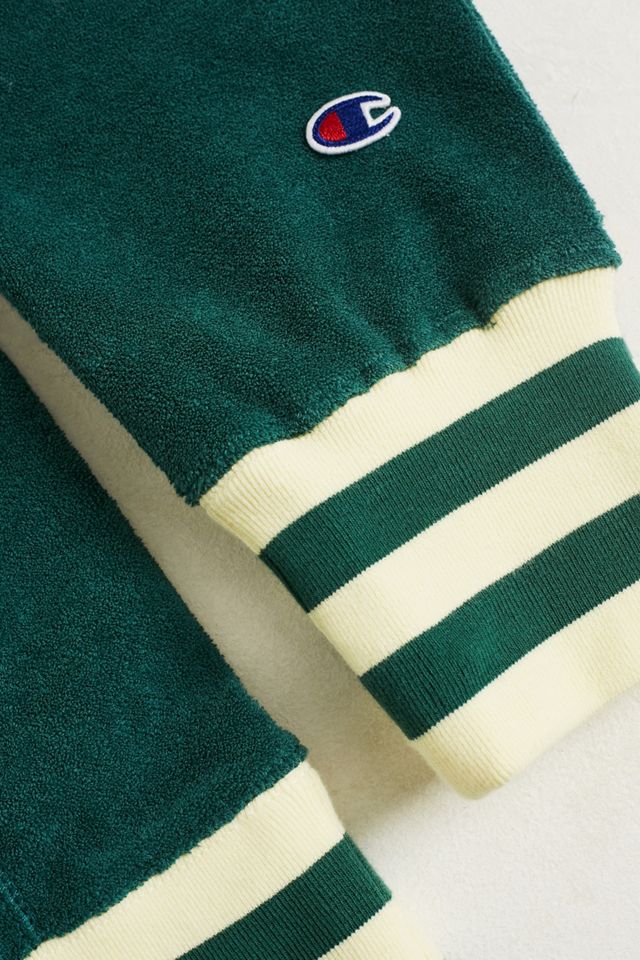 Champion Green Towelling Crew Neck Sweatshirt #4