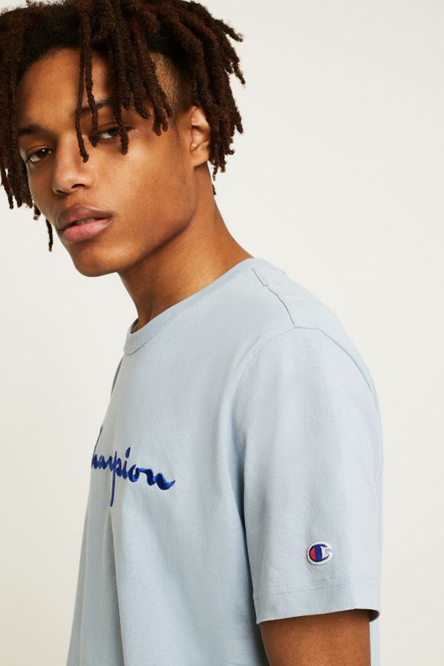 Champion Script Dusty Camiseta Azul #1