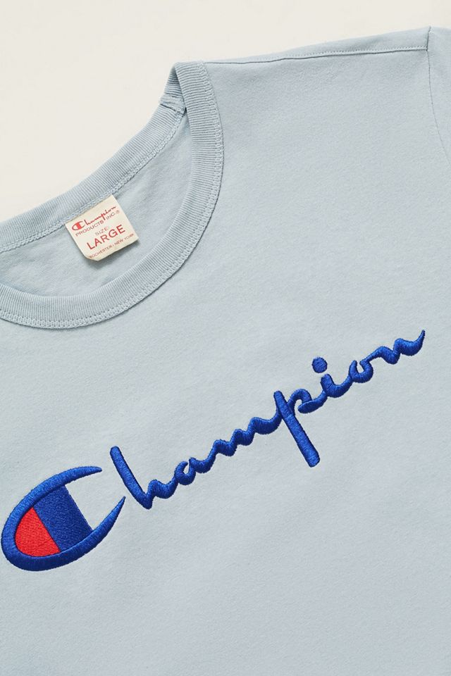 Champion Script Dusty Camiseta Azul #4