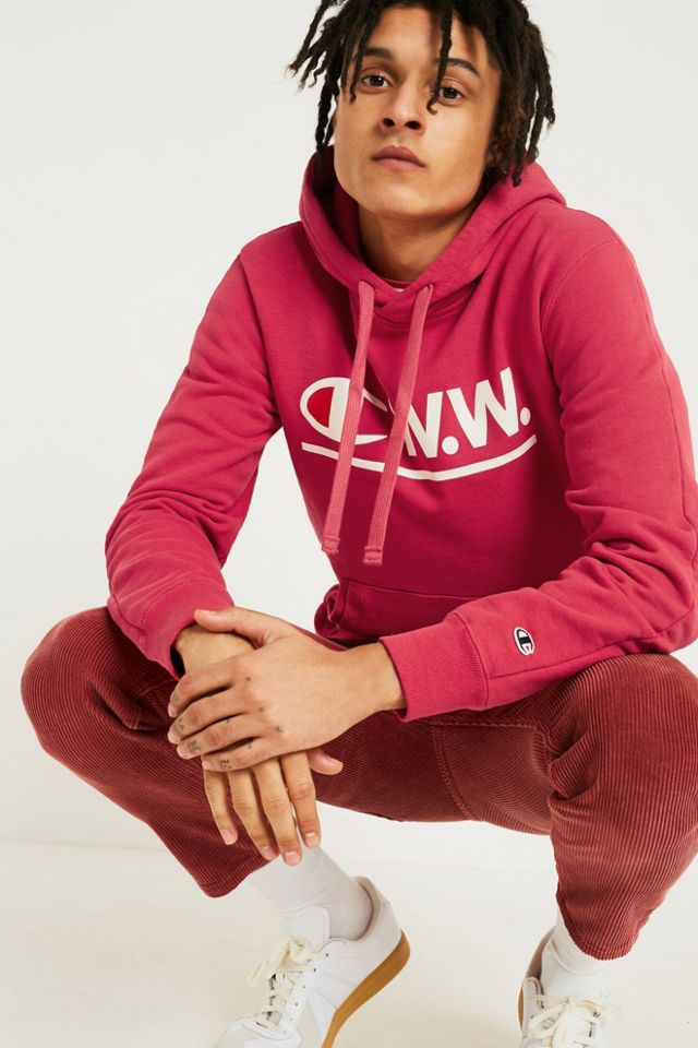Champion X Wood Wood Red Logo Hoodie #1