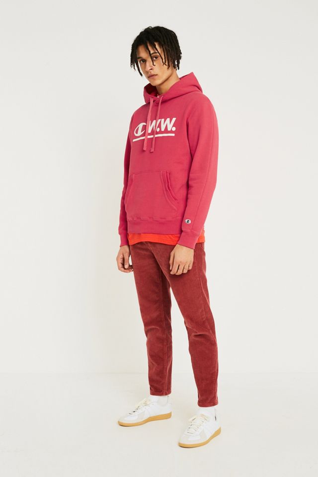 Champion X Wood Wood Red Logo Hoodie #2