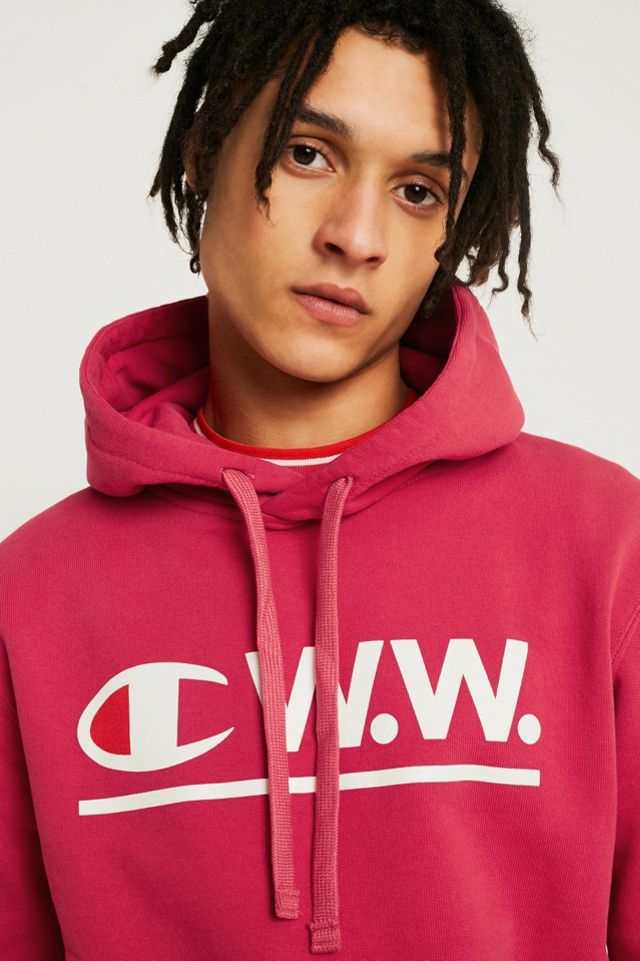 Champion X Wood Wood Red Logo Hoodie #3