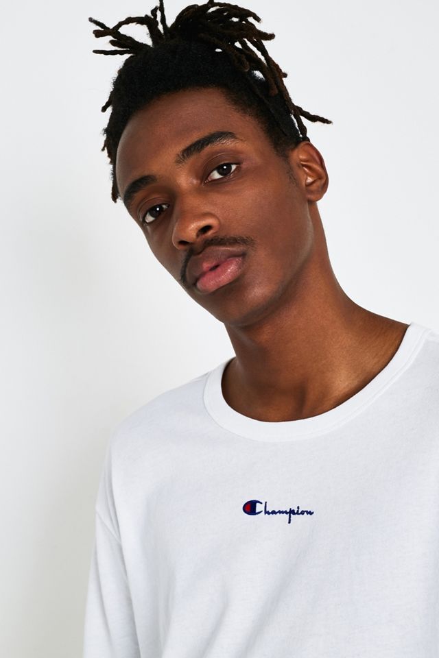 Champion Oversized White Long-Sleeve T-Shirt #2