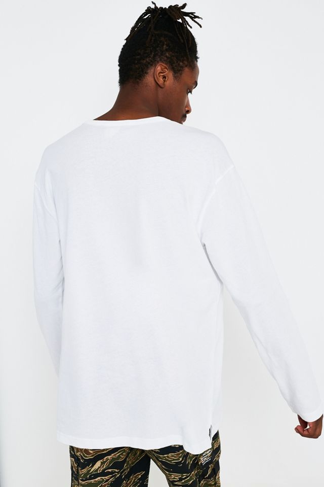 Champion Oversized White Long-Sleeve T-Shirt #3