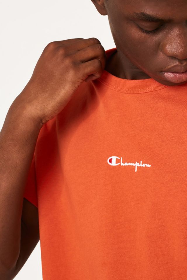 Champion reverse weave script hotsell logo tee