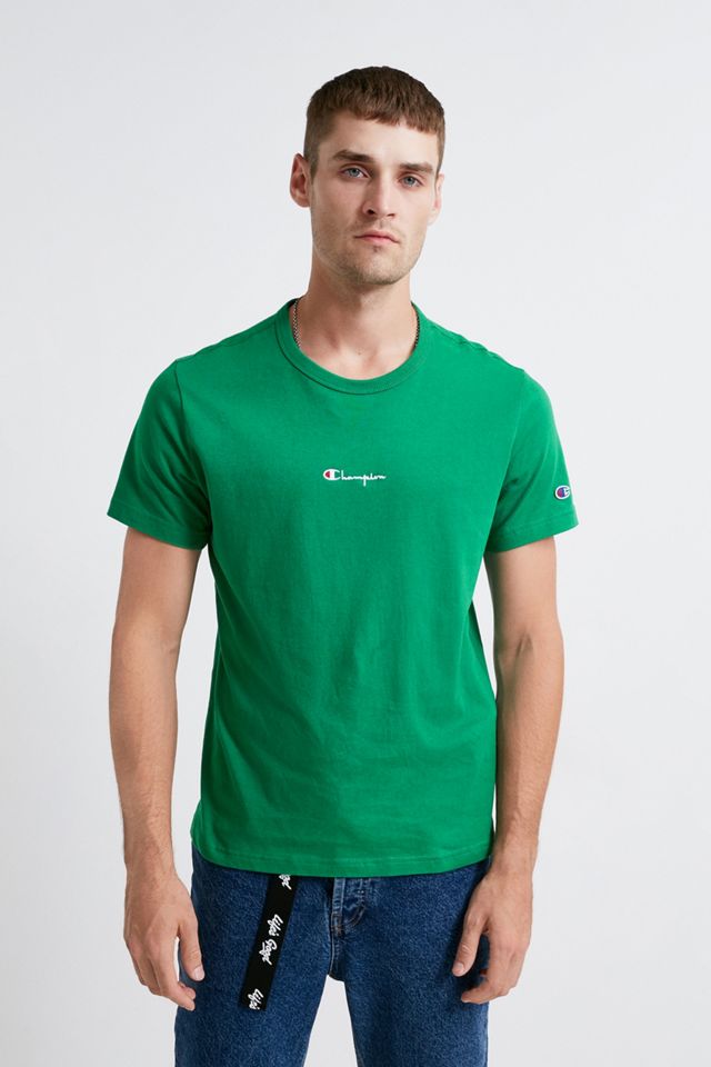 Champion - T-shirt Timber à manches courtes vert avec petite inscription, exclusivité UO #1