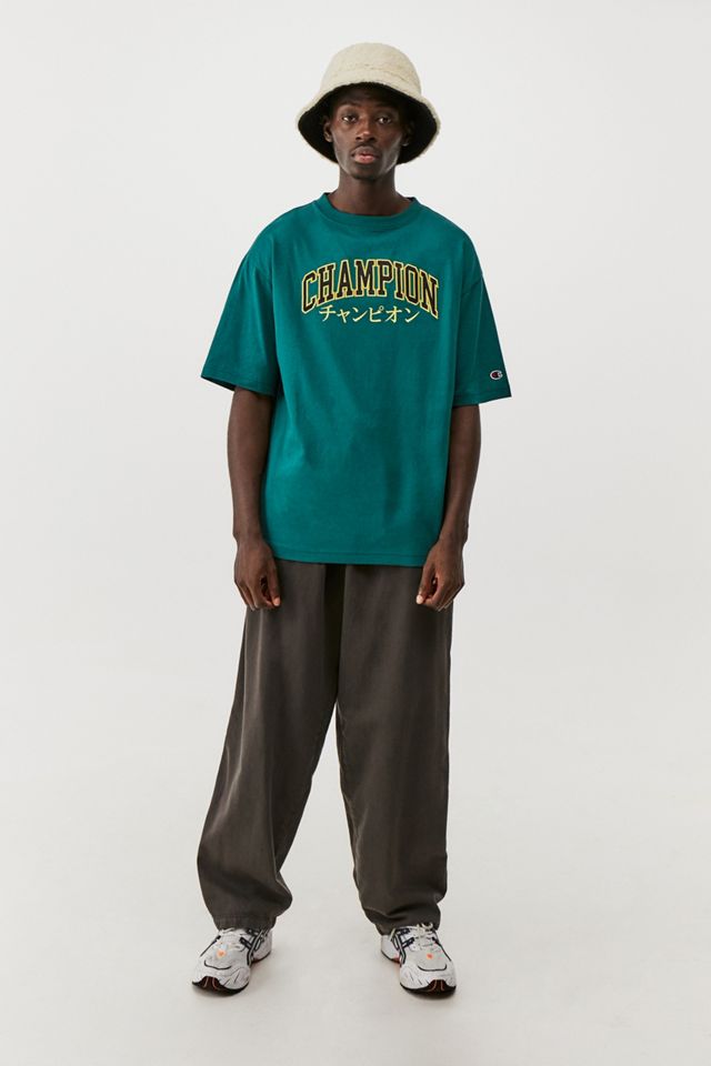 Champion UO Exclusive Green Japanese Varsity T-Shirt #2