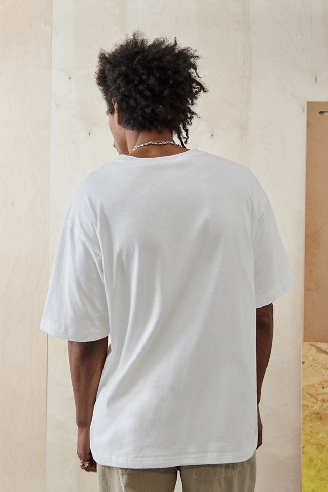 Champion UO Exclusive Reverse Weave White Varsity T-Shirt  #3