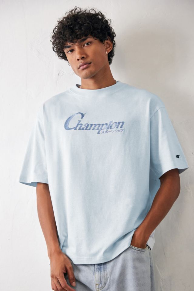 Light blue store champion shirt