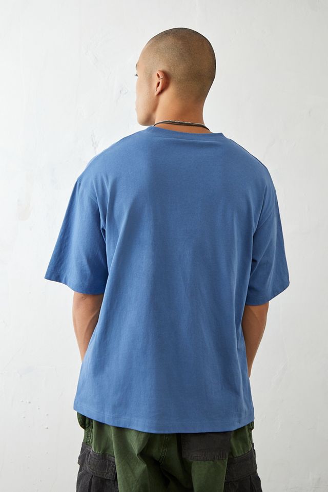 Champion Uo Exclusive T-shirt con logo giapponese blu a trama inversa #3